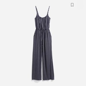 Kaileigh jumpsuit navy blue medium